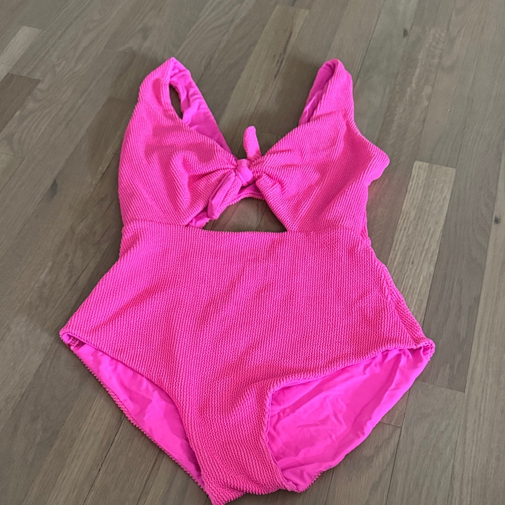 Pink One-Piece Swimsuit Size L